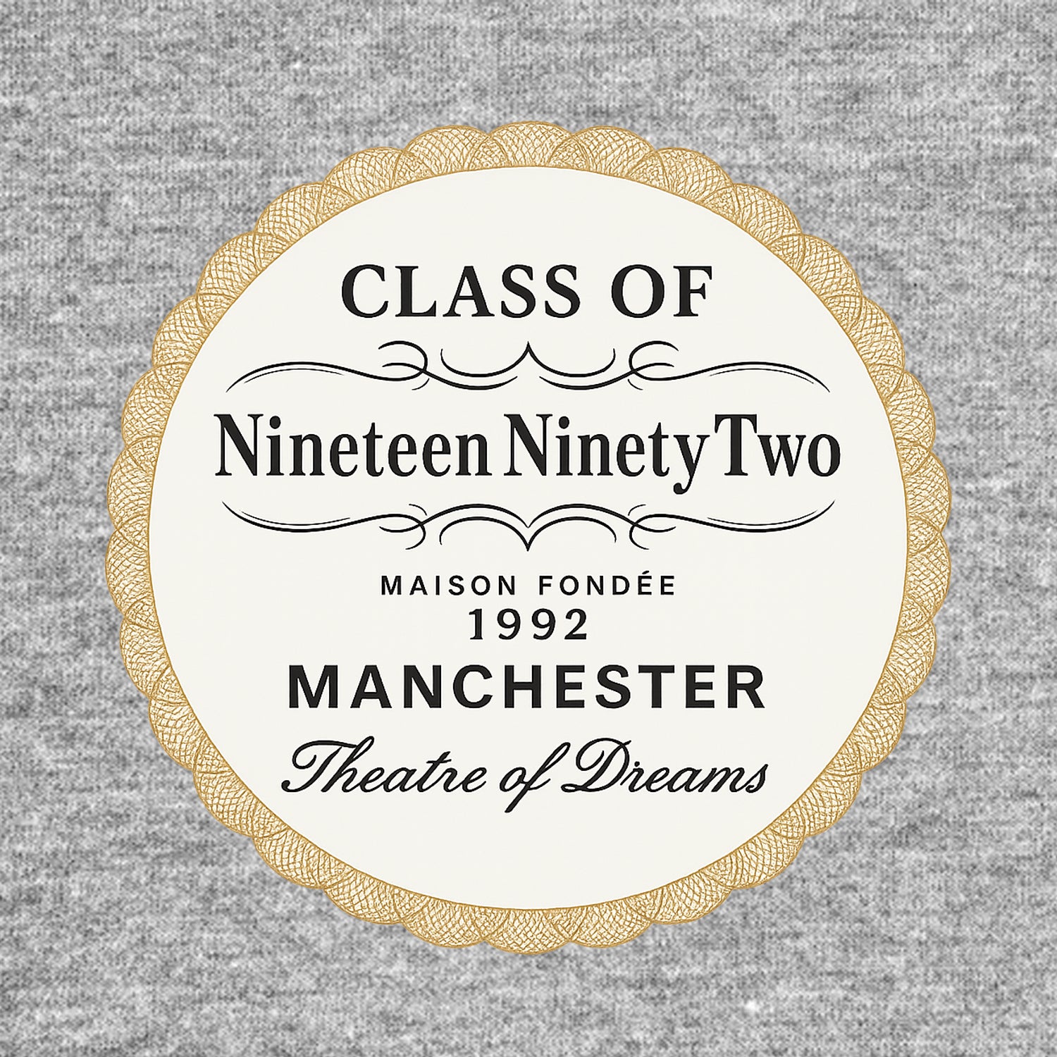 Class of 92 Logo Players Couture Men's Casual Hoodie