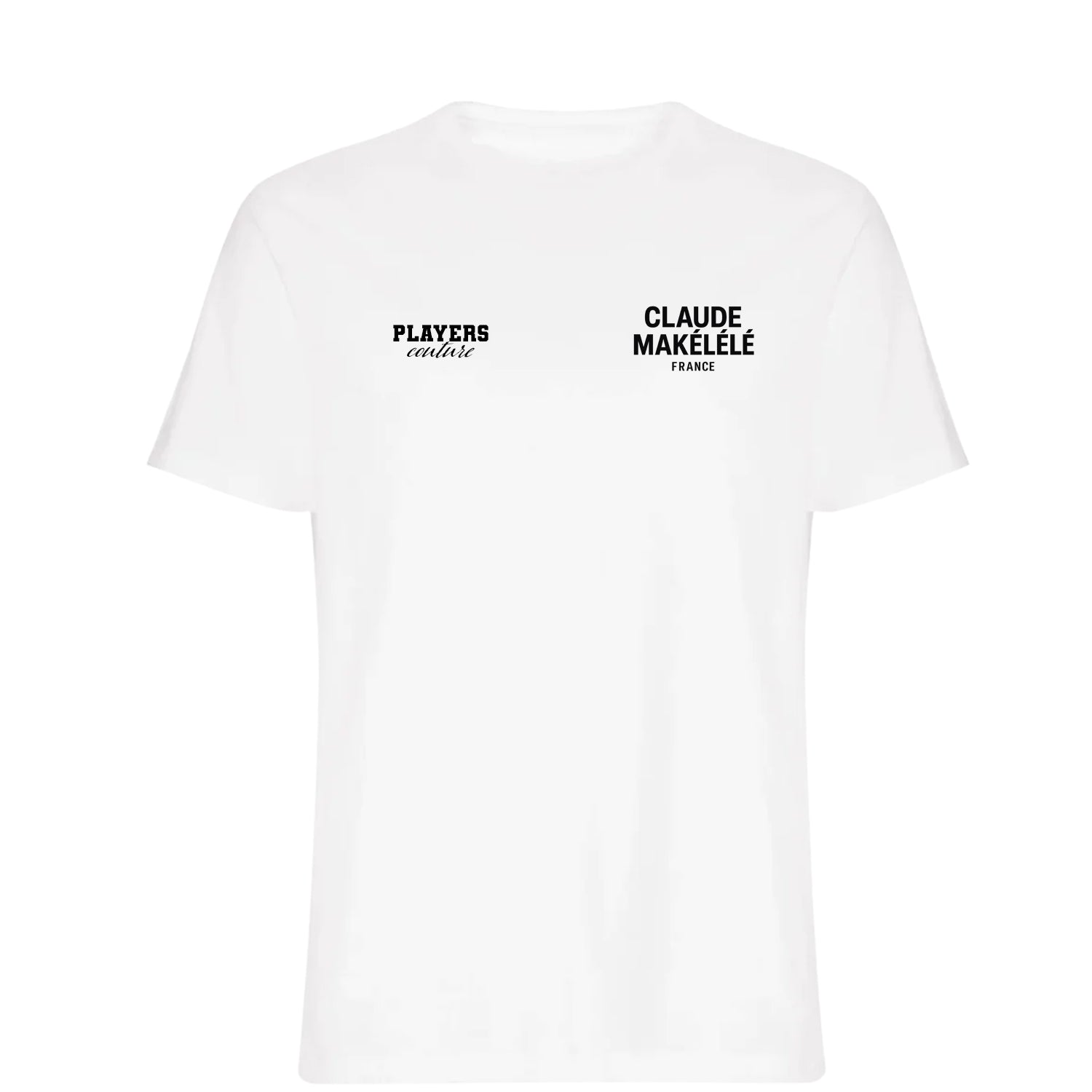 Claude Makelele Logo Players Couture Mens T-Shirt White