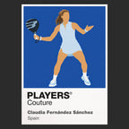 Claudia Fernández Sánchez Padel Icon Frame Men's T-Shirt