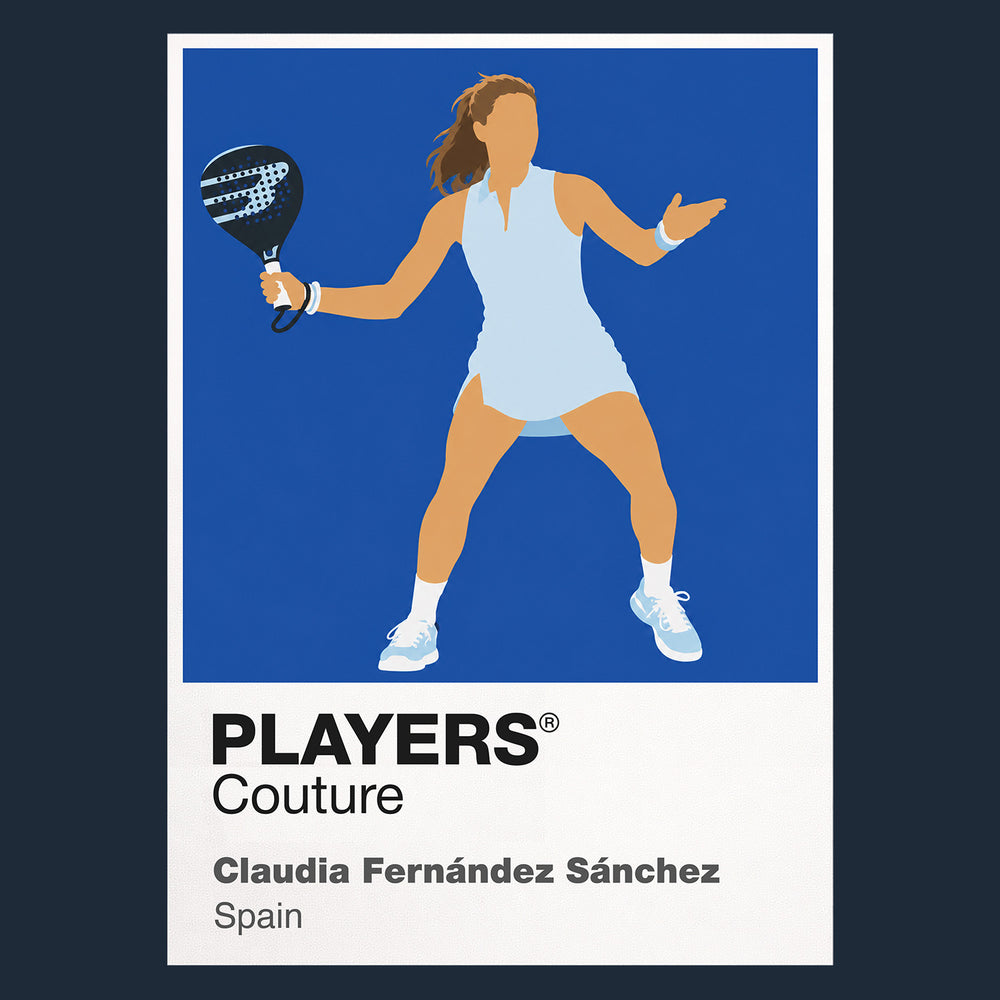 Claudia Fernández Sánchez Padel Icon Frame Men's Hoodie