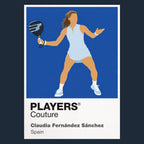 Claudia Fernández Sánchez Padel Icon Frame Men's T-Shirt