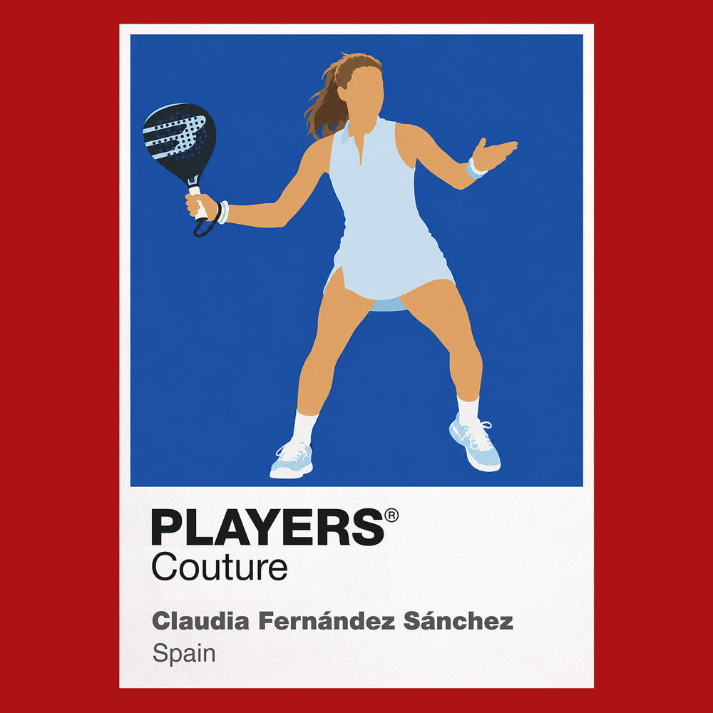Claudia Fernández Sánchez Padel Icon Frame Men's Hoodie