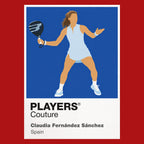 Claudia Fernández Sánchez Padel Icon Frame Men's T-Shirt