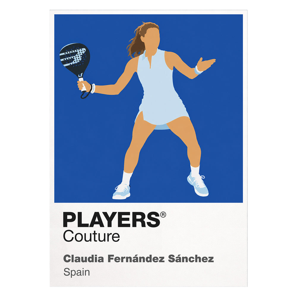 Claudia Fernández Sánchez Padel Icon Frame Men's Hoodie