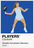 Claudia Fernández Sánchez Padel Icon Frame Men's T-Shirt