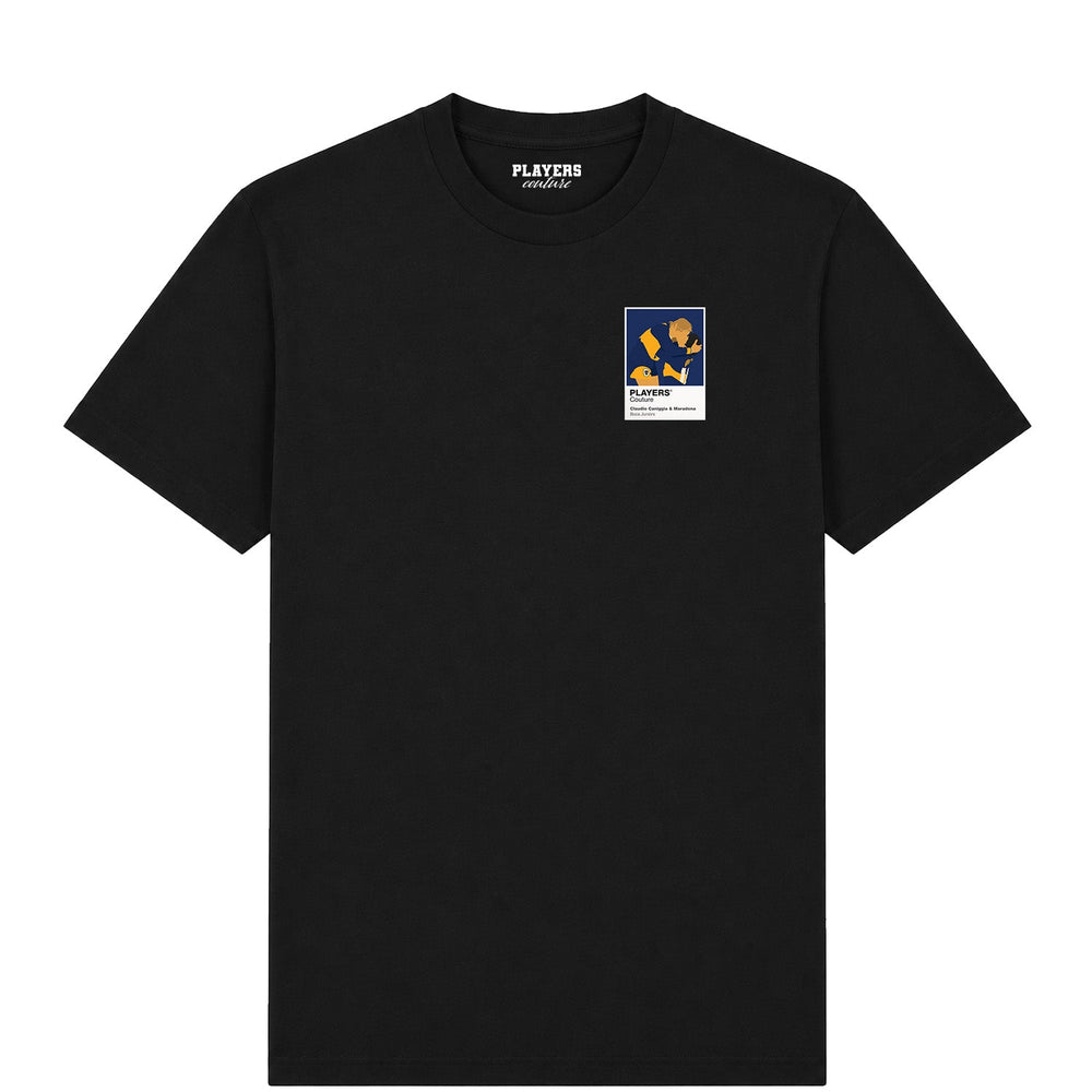 Claudio Caniggia & Maradona Boca Juniors Men's T-Shirt - Black