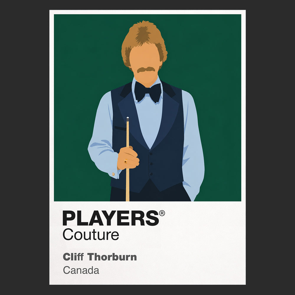 Cliff Thorburn Snooker Icon Frame Men's Hoodie