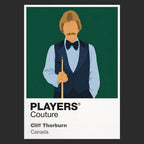 Cliff Thorburn Snooker Icon Frame Men's Hoodie