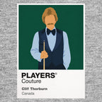 Cliff Thorburn Snooker Icon Frame Men's Hoodie