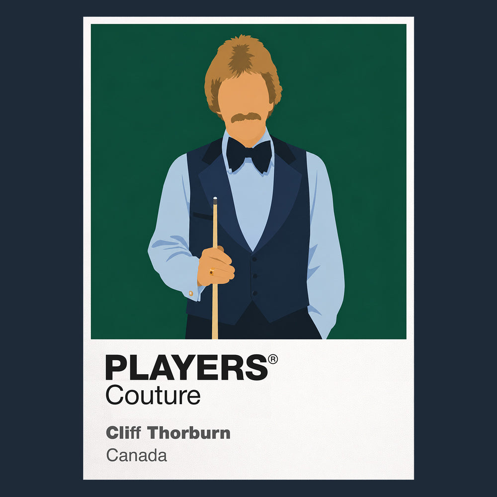 Cliff Thorburn Snooker Icon Frame Men's Hoodie