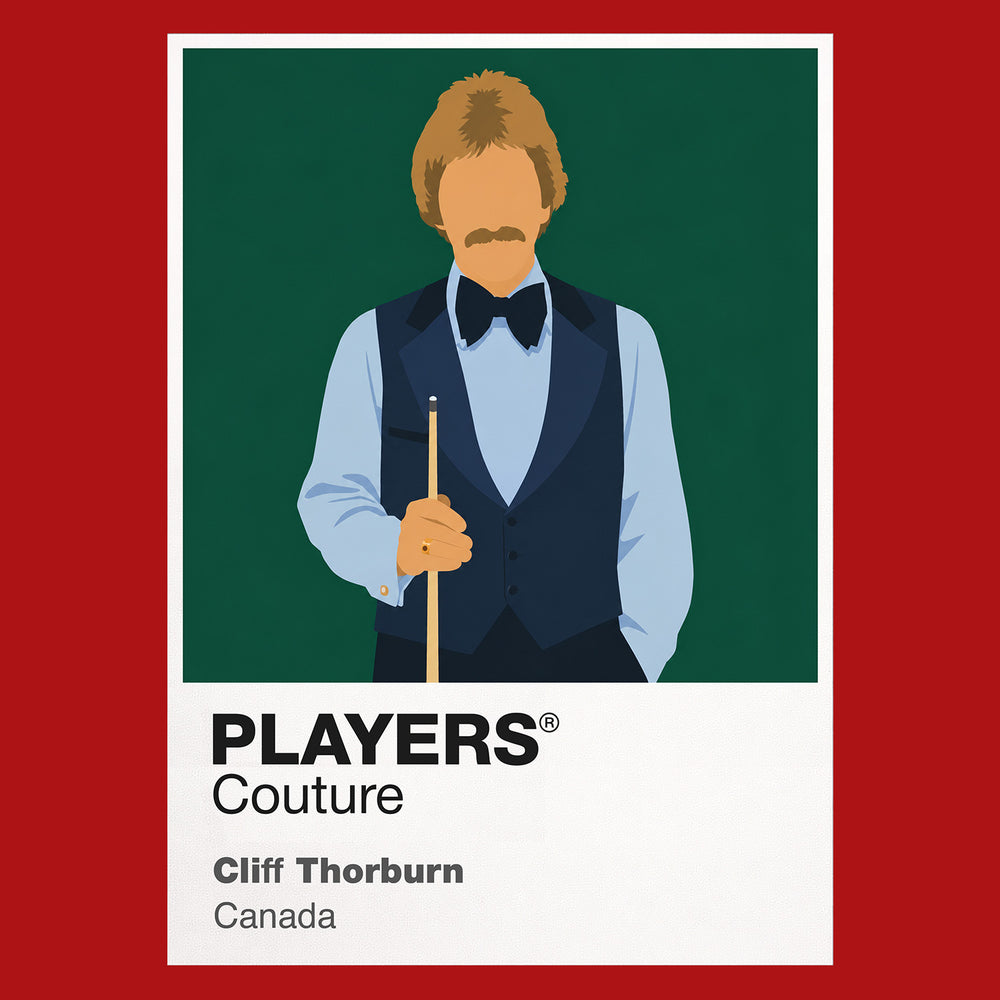 Cliff Thorburn Snooker Icon Frame Men's Hoodie