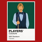 Cliff Thorburn Snooker Icon Frame Men's Hoodie