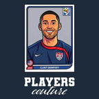 Clint Dempsey World Cup Sticker Kids Hoodie – clint dempsey navy Players Couture design