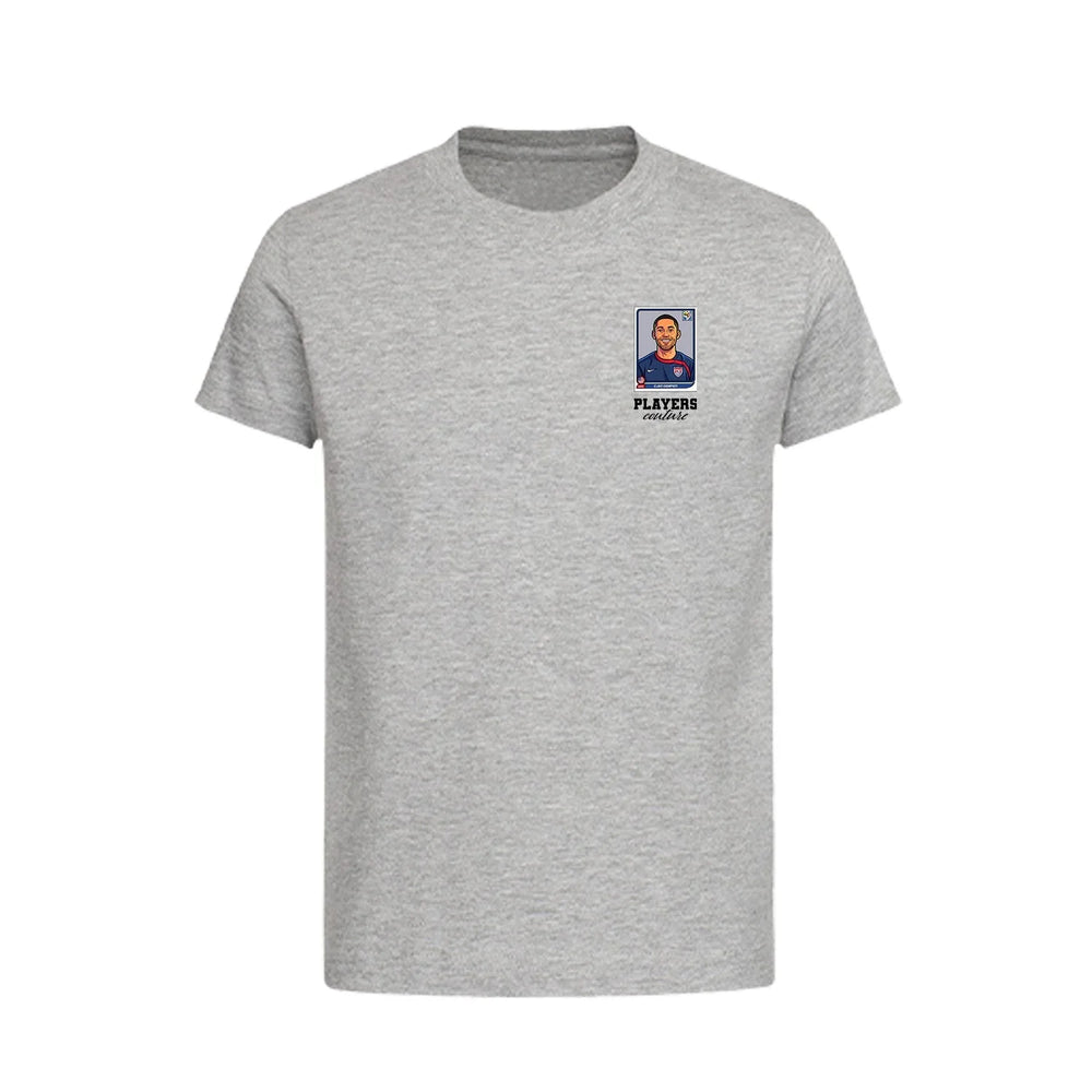 Clint Dempsey World Cup Sticker Kids T-Shirt – clint dempsey sticker kids grey tshirt Players Couture design