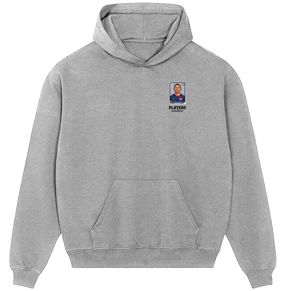 Clint Dempsey World Cup Sticker Men's Hoodie – clint dempsey sticker mens grey hoodie Players Couture design