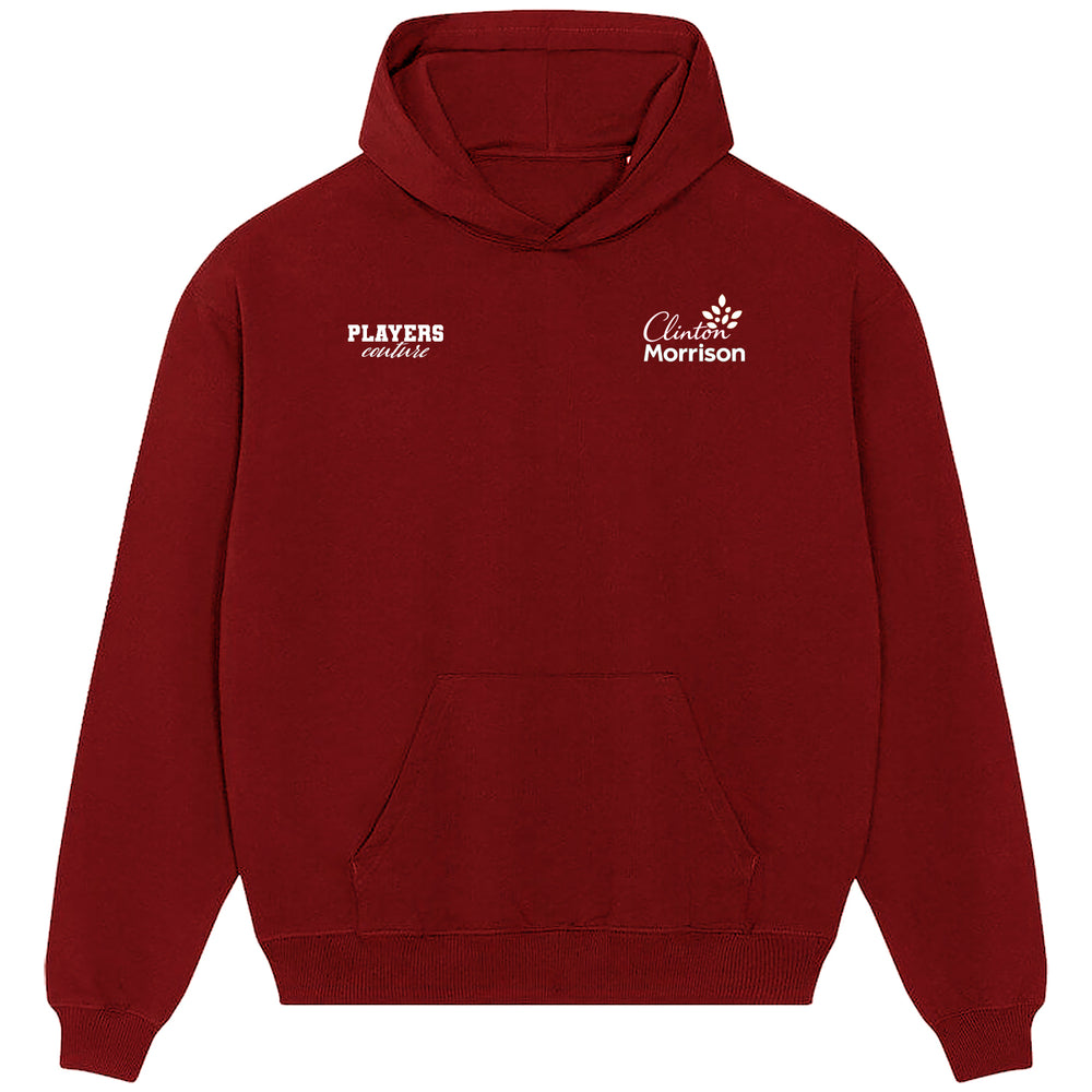 Clinton Morrison Logo Players Couture Men's Casual Hoodie Red