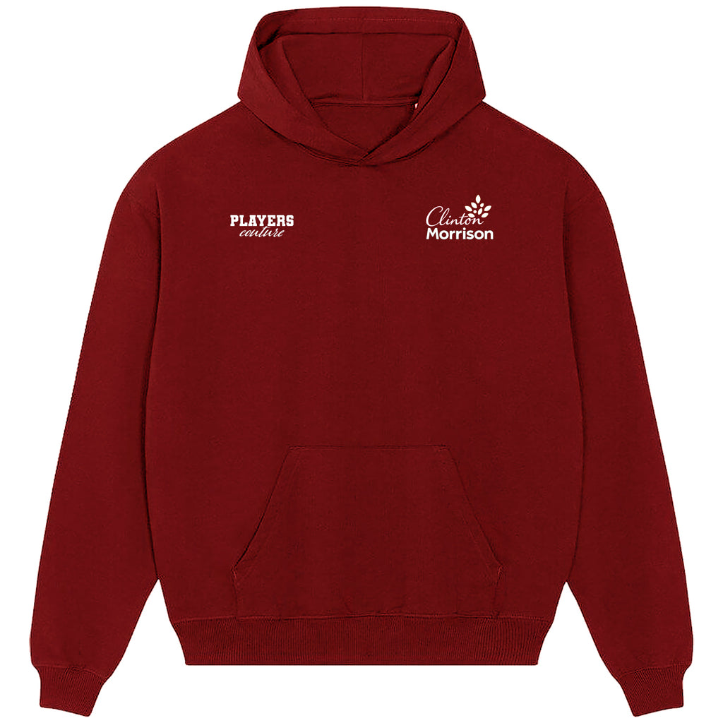 Clinton Morrison Logo Players Couture Men's Casual Hoodie Red