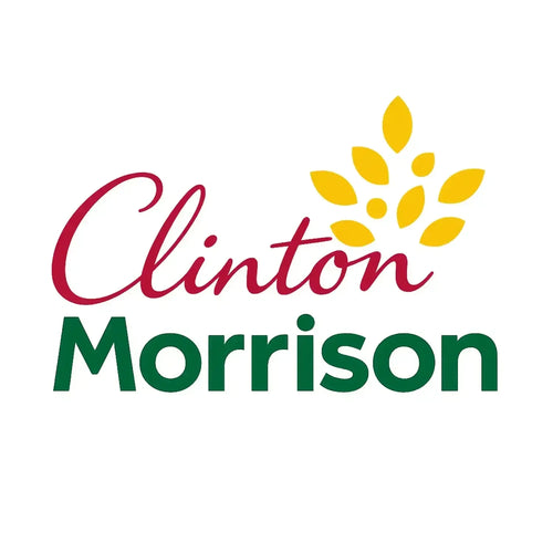 Clinton Morrison Logo Men's T-Shirt – white close-up detail shot of the Clinton Morrison Players Couture logo design