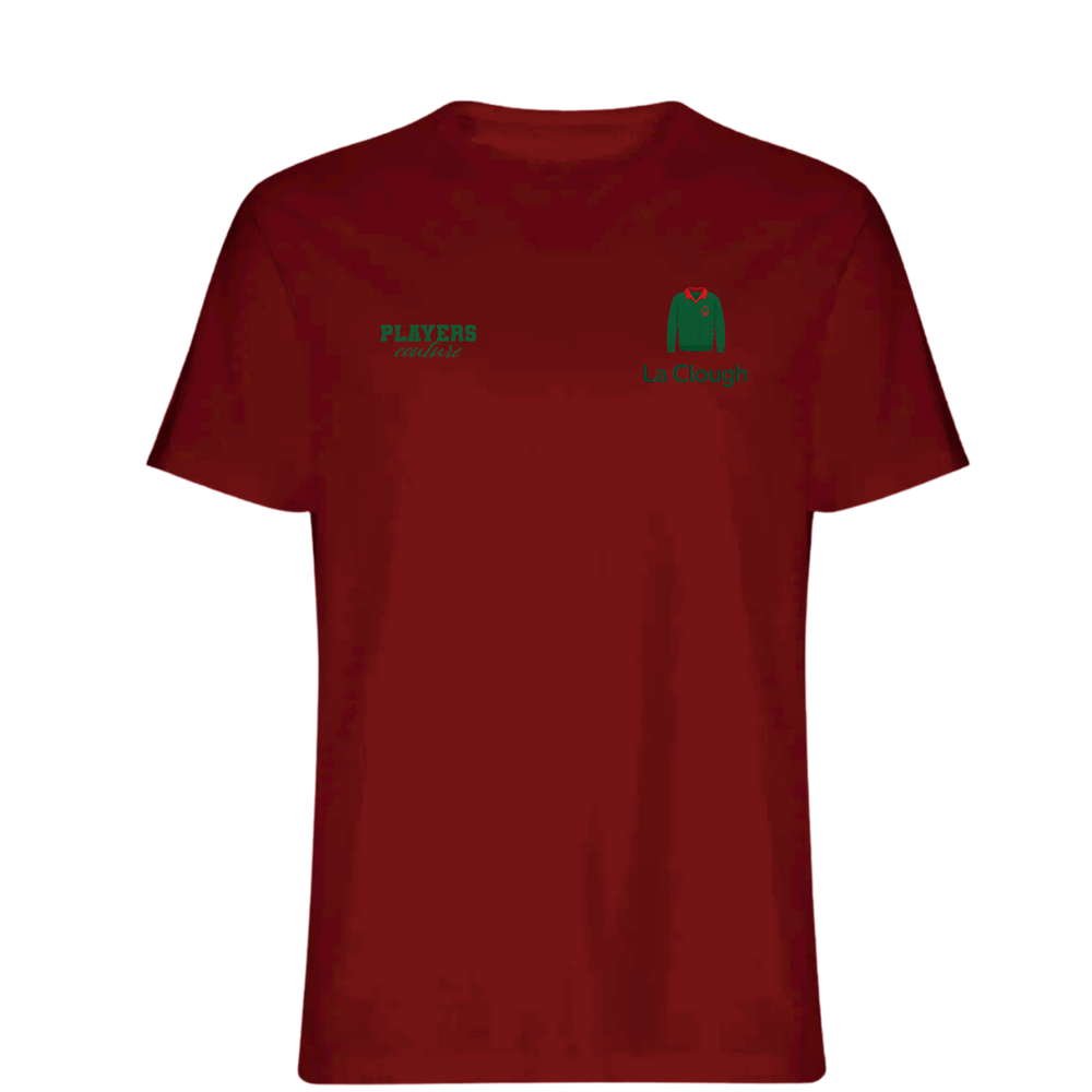 Brian Clough Logo Players Couture Mens T-Shirt Red