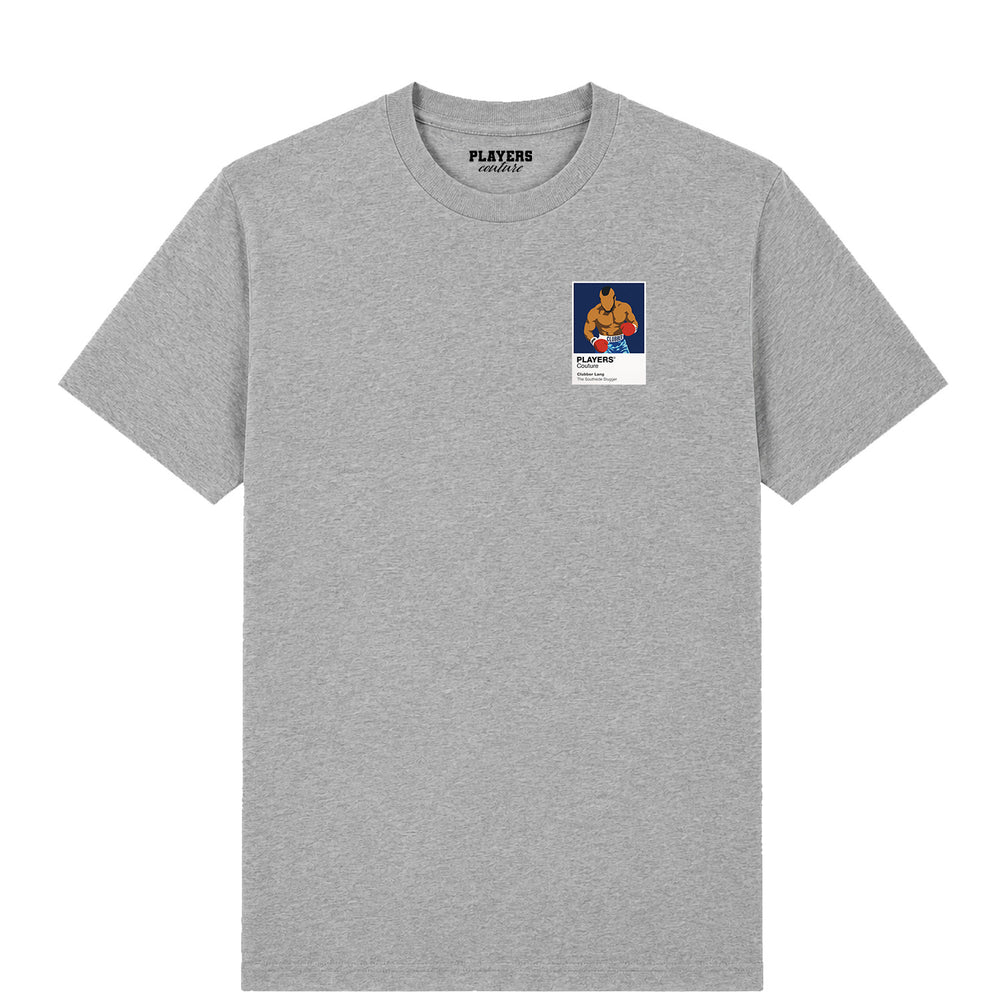 Clubber Lang Boxing Icon Frame Men's T-Shirt - Gray