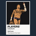 CM Punk Wrestling Icon Frame Men's T-Shirt