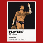 CM Punk Wrestling Icon Frame Men's T-Shirt