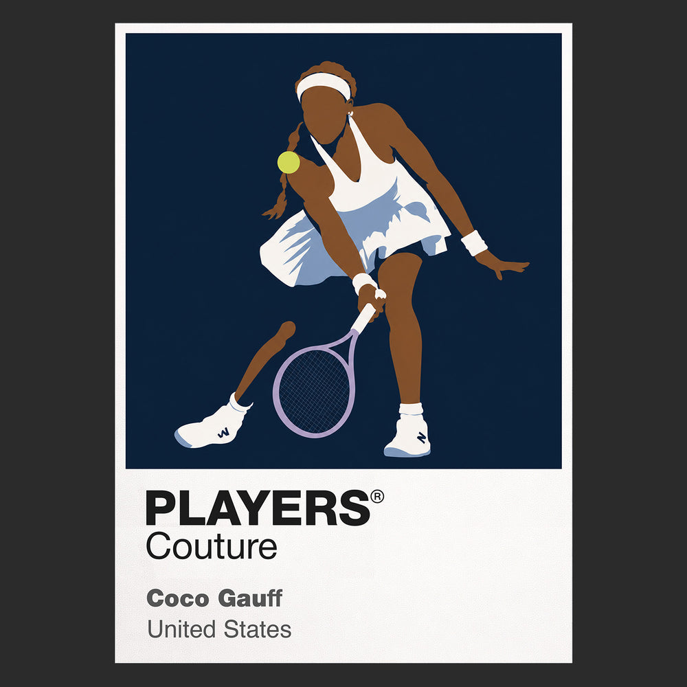 Coco Gauff Tennis Icon Frame Men's Hoodie