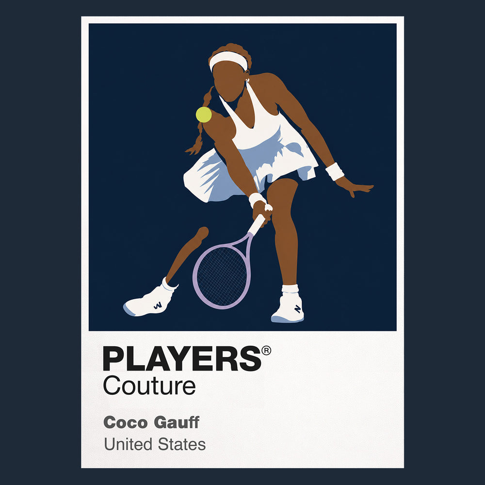 Coco Gauff Tennis Icon Frame Men's Hoodie