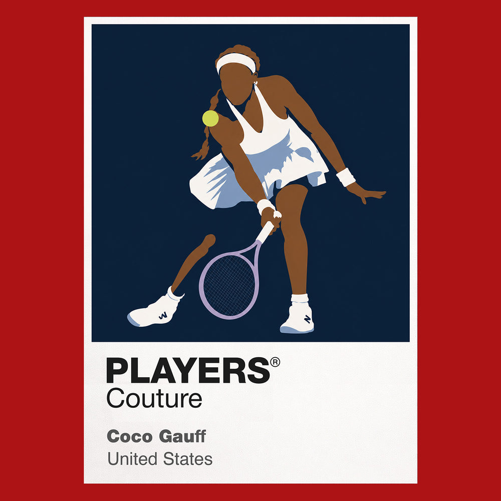 Coco Gauff Tennis Icon Frame Men's Hoodie