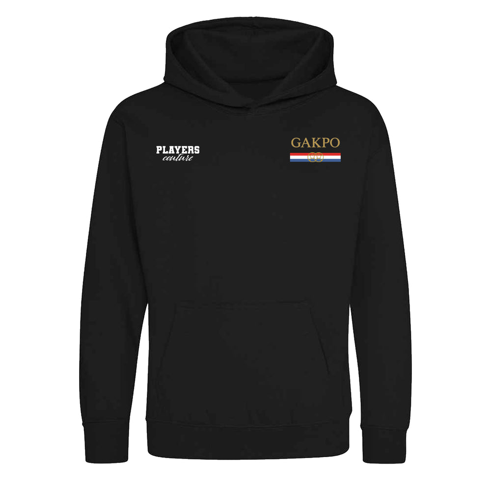Cody Gakpo Logo Players Couture Kids Hoodie Black