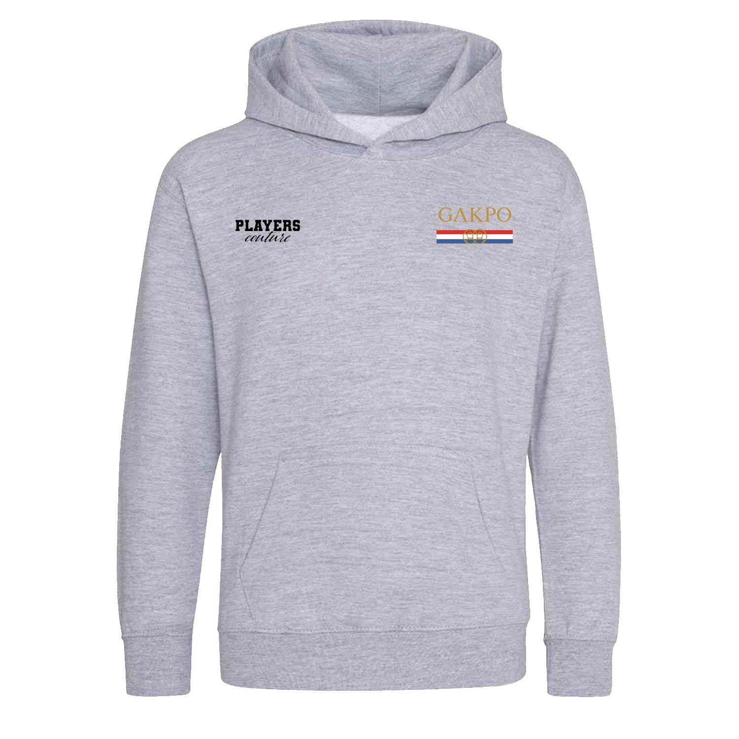 Cody Gakpo Logo Players Couture Kids Hoodie Gray