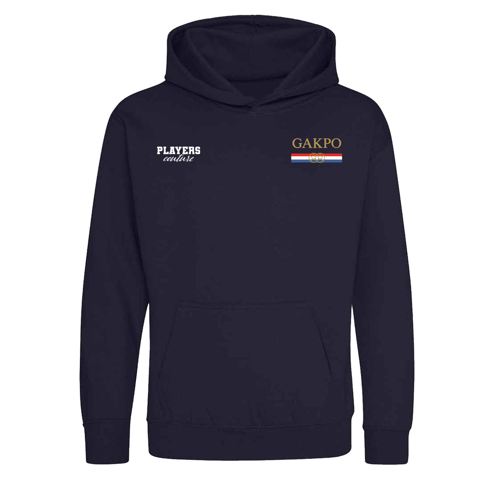 Cody Gakpo Logo Players Couture Kids Hoodie Navy