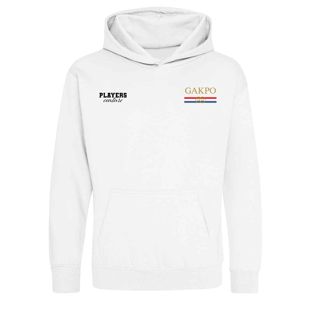 Cody Gakpo Logo Players Couture Kids Hoodie White