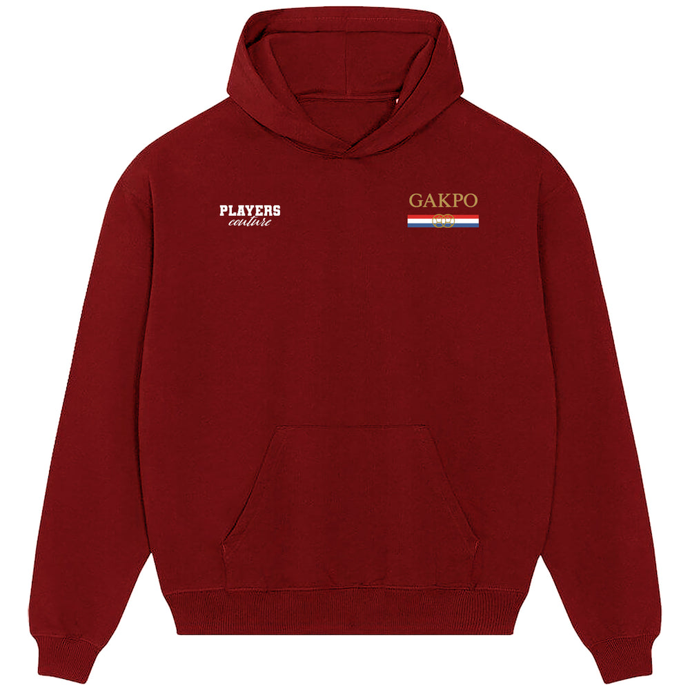 Cody Gakpo Logo Players Couture Men's Casual Hoodie Red