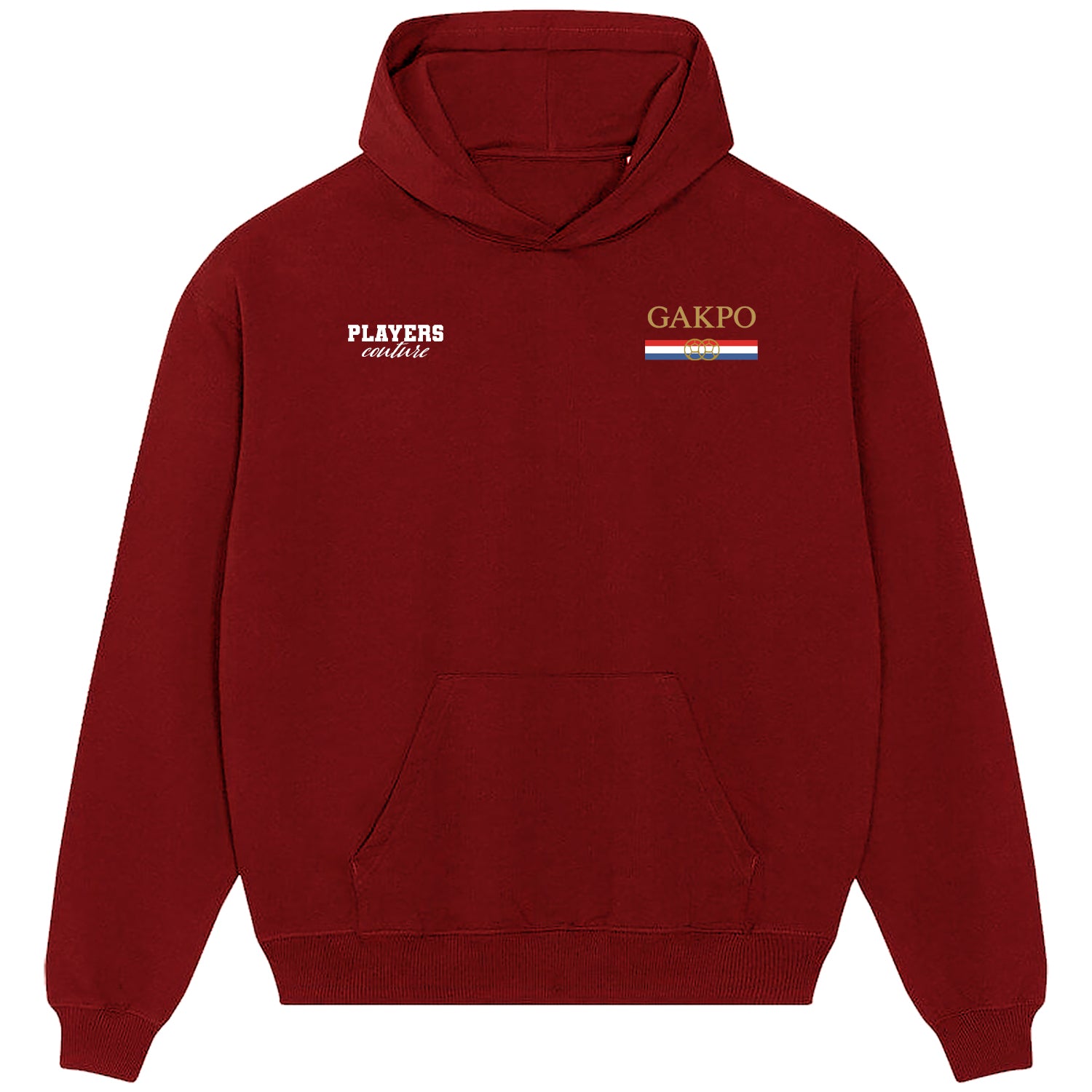 Cody Gakpo Logo Players Couture Men's Casual Hoodie Red