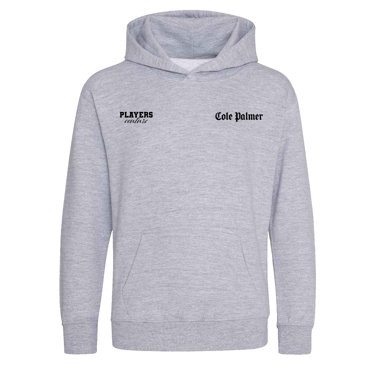 Cole Palmer Logo 2 Players Couture Kids Hoodie Gray