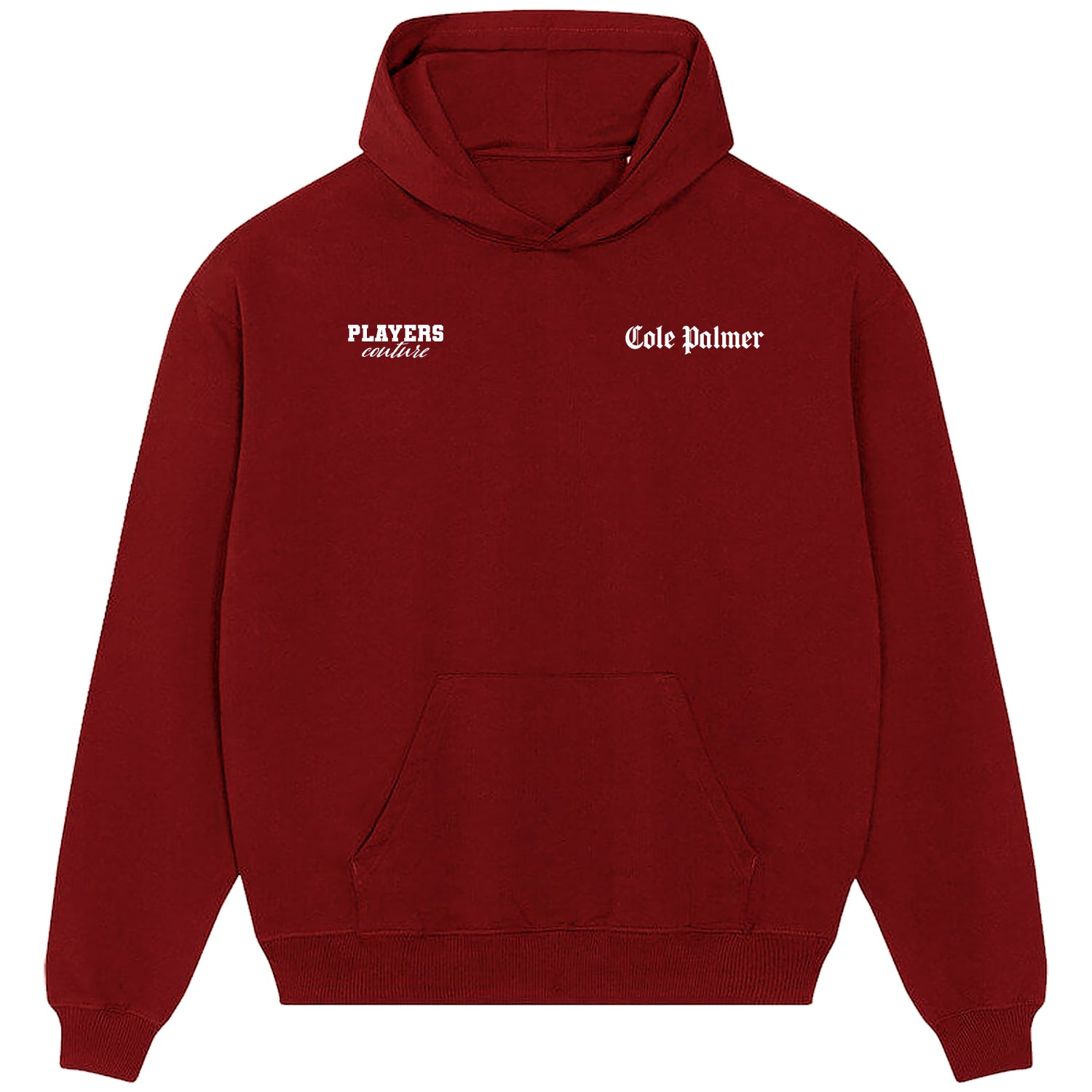 Cole Palmer Logo 2 Players Couture Men's Casual Hoodie Red