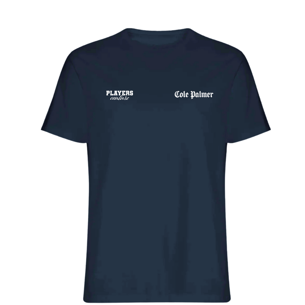 Cole Palmer Logo 2 Players Couture Mens T-Shirt Navy