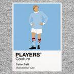Colin Bell Manchester City Icon Frame — Gray