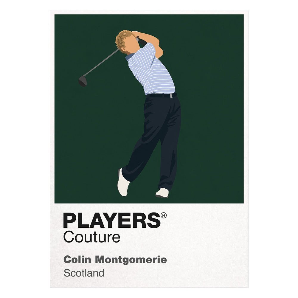 Colin Montgomerie Golf Icon Frame Men's Polo Shirt
