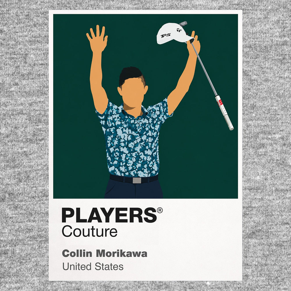 Collin Morikawa Golf Icon Frame Men's Polo Shirt