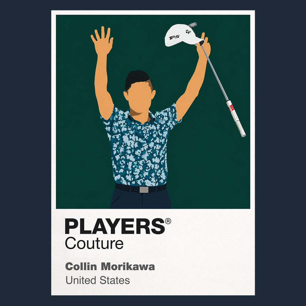 Collin Morikawa Golf Icon Frame Men's Polo Shirt