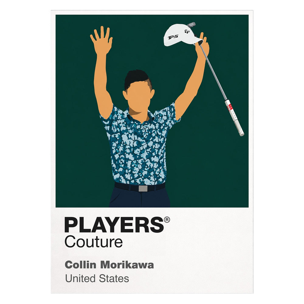 Collin Morikawa Golf Icon Frame Men's Polo Shirt