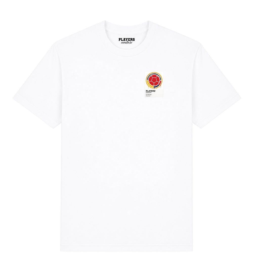 Colombia Logo Graffiti Frame Men's T-Shirt - colombia graffiti frame mens white tshirt