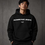 columbus-blue-jackets name-print hoodie - black