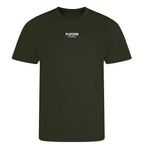 Essentials Collection t-shirt – green men's t-shirt with white Essentials Collection letters and Players Couture logo on the