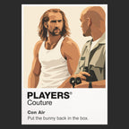 Con Air Cameron Poe's long-haired silhouette aboard the hijacked prison transport aircraft Icon Frame artwork in black