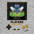 Congo DR World Cup 8-Bit Kids T-Shirt retro gaming football design by Players Couture