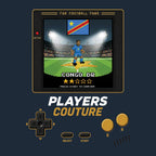 Congo DR World Cup 8-Bit Men's T-Shirt retro gaming football design by Players Couture