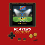 Congo DR World Cup 8-Bit Men's T-Shirt retro gaming football design by Players Couture